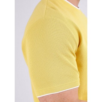 Футболка  мужская       трикотажная       желтая