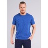 Футболка мужская трикотажная синяя