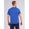 Футболка мужская трикотажная синяя