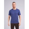 Футболка мужская трикотажная синяя