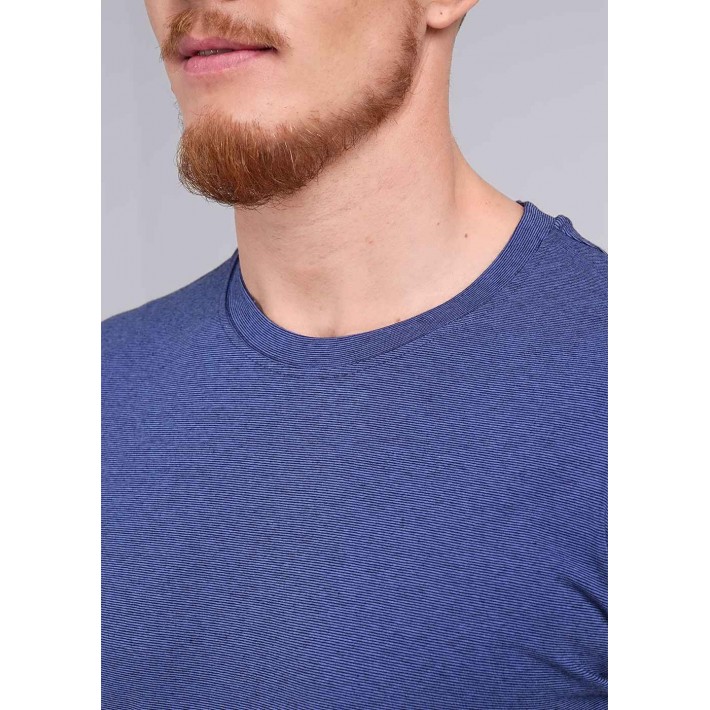 Футболка мужская трикотажная синяя