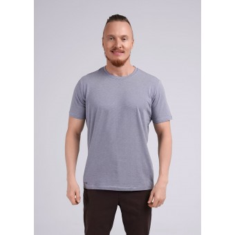 Футболка  мужская       трикотажная       серая
