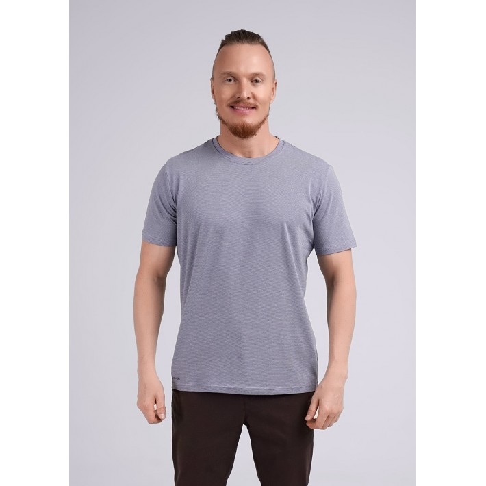 Футболка мужская трикотажная серая