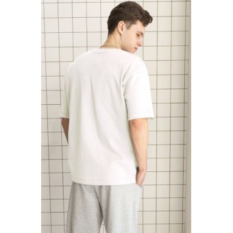 Футболка  мужская       из кулирки       белая  Принт Melado