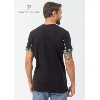 Футболка  мужская       из кулирки       черная