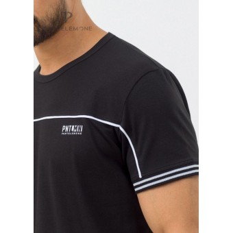 Футболка  мужская       из кулирки       черная