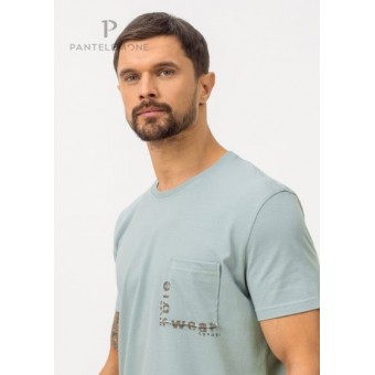 Футболка  мужская       из кулирки       зеленая