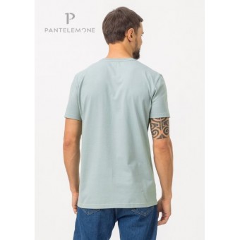 Футболка  мужская       из кулирки       зеленая