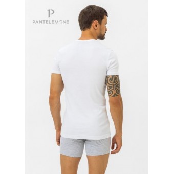 Футболка  мужская       Рибана       белая  однотонная