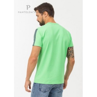 Футболка  мужская       из кулирки       зеленая