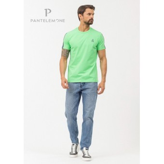 Футболка  мужская       из кулирки       зеленая