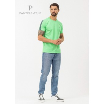 Футболка  мужская       из кулирки       зеленая