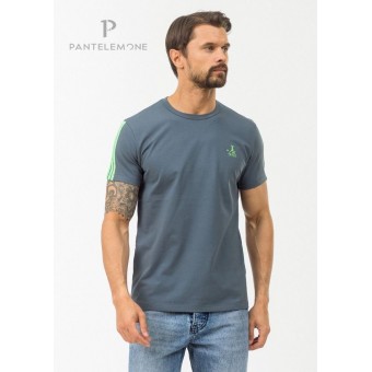 Футболка  мужская       из кулирки       серая