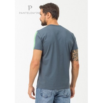 Футболка  мужская       из кулирки       серая