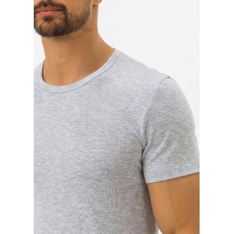 Футболка  мужская       Рибана       серая  однотонная