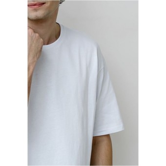 Футболка  мужская       из кулирки       белая  однотонная