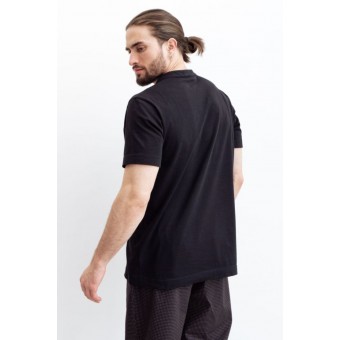 Футболка  мужская       трикотажная       черная  однотонная   
