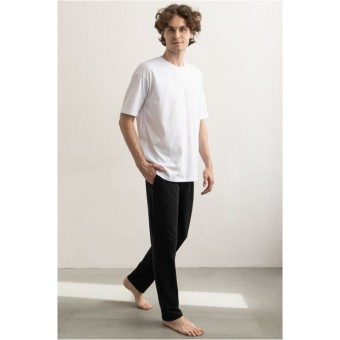 Футболка  мужская       из кулирки       белая  однотонная   