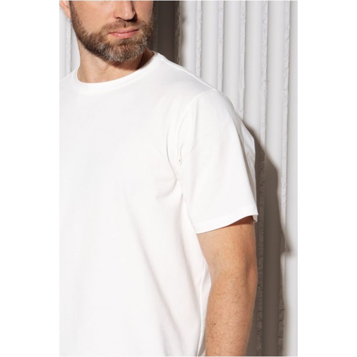 Футболка мужская трикотажная белая Принт