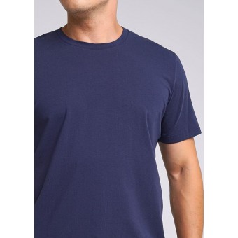Футболка  мужская       трикотажная       синяя  однотонная