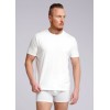 Футболка мужская трикотажная белая однотонная