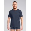 Футболка мужская трикотажная Темно-синий однотонная