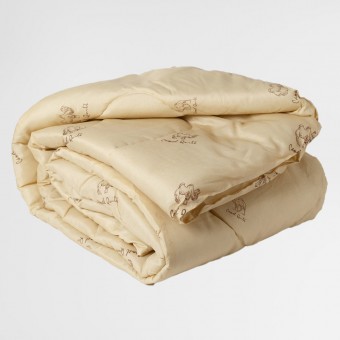 Одеяло    140х205 см 1,5 спальный 200 г/м² из полиэстера, шерсть верблюжья ЭДЕМ  