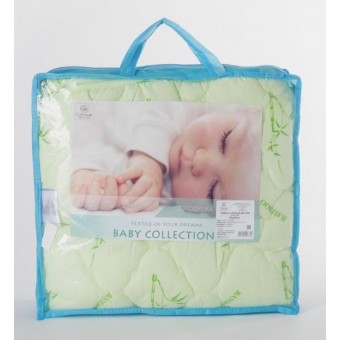 Одеяло  детское    110х140   из сатина  150 г/м2    бамбук    Столица текстиля