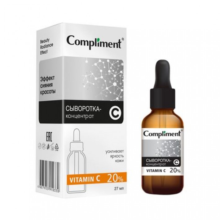 910330 Compliment Сыворотка-концентрат Vitamin C, 27мл
