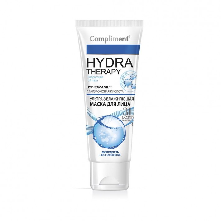 875733 Compliment HYDRA THERAPY ультра-увлажняющая маска для лица, 100мл