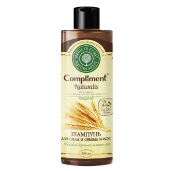 647445 Compliment Naturalis шампунь Конский кератин и протеины пшеницы, 400мл