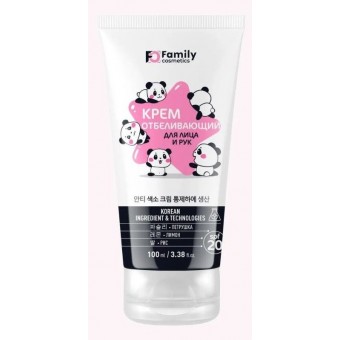 FCFC-505 ОТБЕЛИВАЮЩИЙ КРЕМ ДЛЯ ЛИЦА И РУК СЕРИИ FAMILY COSMETICS, 100 мл