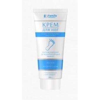 FCF-301 Крем для ног с жидким тальком и ментолом серии Family Cosmetics, 110 мл