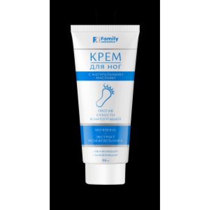 FCF-302 Крем для ног с мочевиной и экстрактом можжевельника серии Family Cosmetics, 110 мл