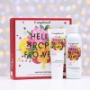 877010 Compliment HELLO TROPIC FLOWERS ПН №1401 (гель для душа 200мл + крем для рук 80мл)