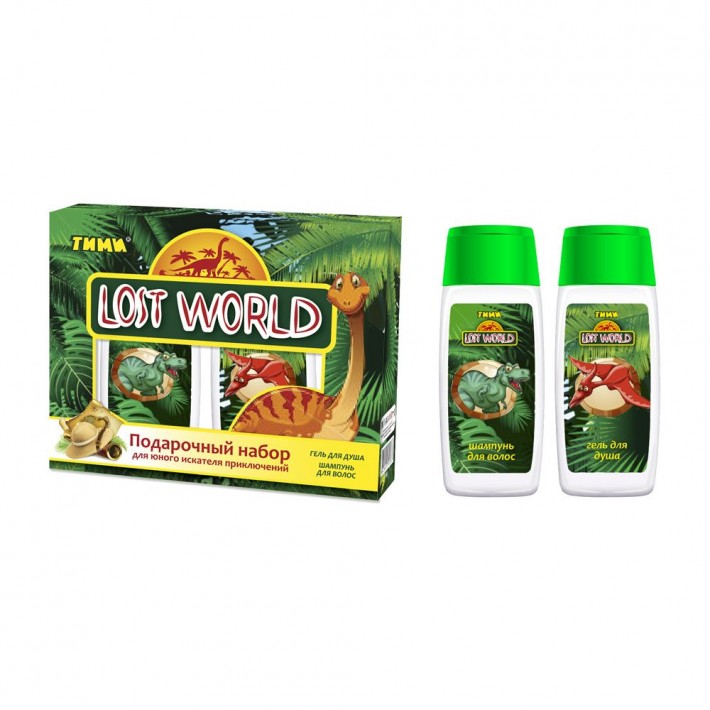 873449 ТИМИ LOST WORLD ПН №1181 (шампунь д/волос Ухаживающий 200мл + гель д/д Увлажняющ.200мл+ магнит)
