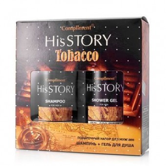 797743 Compliment His Story ПН №996 Tobacco (шампунь д/волос 320 мл+гель д/душа 320 мл)