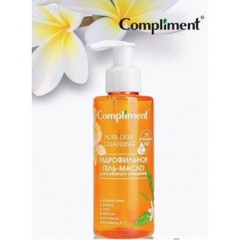 915649 Compliment ГИДРОФИЛЬНОЕ ГЕЛЬ-МАСЛО для умывания для проблемной кожи, 150 мл