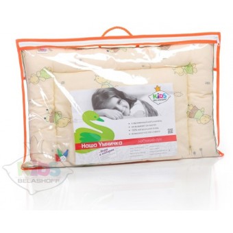 Подушка  детская    40х60   из сатина      силиконизированное волокно    BELASHOFF