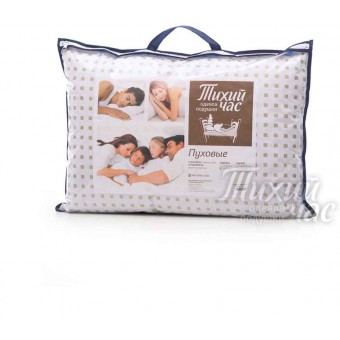 Подушка     для сна 50х70   из тика      пухоперовая смесь    BELASHOFF
