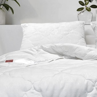 Подушка     для сна 70х70   из микрофибры      бамбук, силиконизированное волокно белая   KARIGUZ