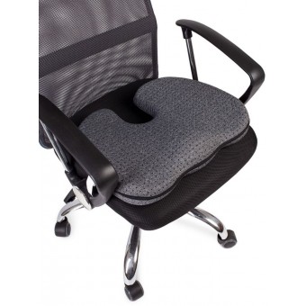 Подушка     ортопедическая 45х36х8   трикотажная      пенополиуретан серая   Ambesonne