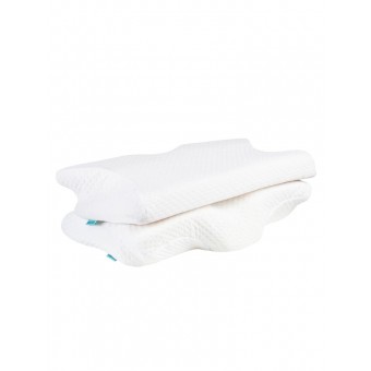 Подушка     ортопедическая 37х65   из жаккарда      пенополиуретан белая   Ambesonne