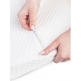 Подушка     ортопедическая 37х65   из жаккарда      пенополиуретан белая   Ambesonne