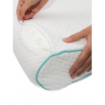 Подушка     ортопедическая 30х50   трикотажная      пенополиуретан белая   Ambesonne