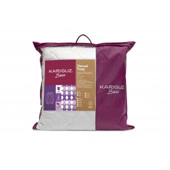 Подушка     для сна 70х70   из поликоттона      силиконизированное волокно белая   KARIGUZ