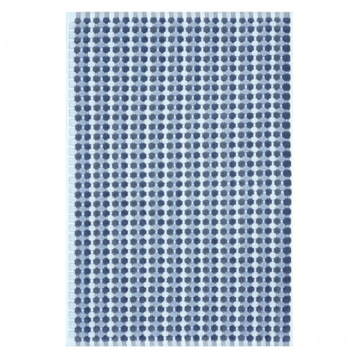 Коврик для ног 50х70 махровый 750 г/м2 синий Донецкая мануфактура Musivo