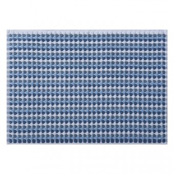 Коврик     для ног 50х70   махровый  750 г/м2     синий   Донецкая мануфактура Musivo