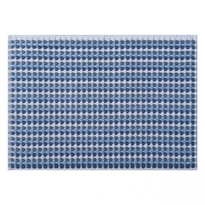 Коврик для ног 50х70 махровый 750 г/м2 синий Донецкая мануфактура Musivo