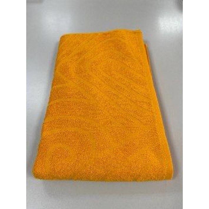 Полотенце для бани 70х130 махровое 320 г/м2 оранжевое Донецкая мануфактура